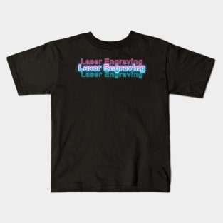 Laser Engraving Kids T-Shirt